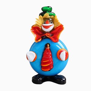 Italian Murano Glass Clown Figurine, 1970s-DQ-1440796