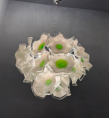 Italian Murano Glass Disc Chandelier, 1970s-JJC-1145258