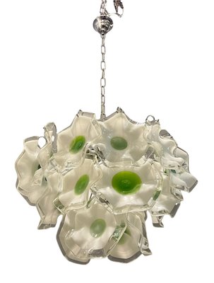 Italian Murano Glass Disc Chandelier, 1970s-JJC-1145258