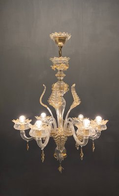 Italian Murano Glass Gold Chandelier by La Murrina-JJC-998196