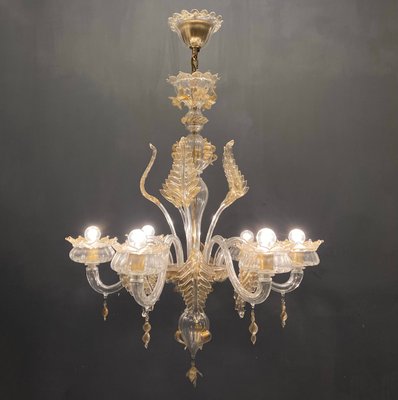 Italian Murano Glass Gold Chandelier by La Murrina-JJC-998196