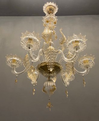 Italian Murano Glass Gold Chandelier by La Murrina-JJC-998196