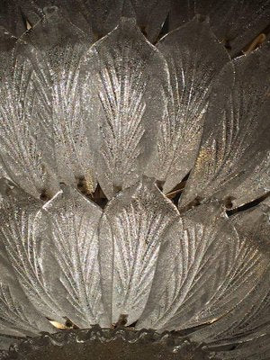 Italian Murano Glass Leaf Chandelier-MBH-1031996