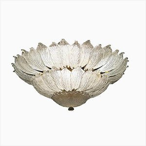 Italian Murano Glass Leaf Chandelier-MBH-1031996