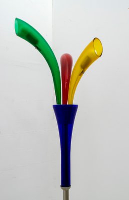 Italian Murano Glass Model Fireworks Floor Lamp from Barovier & Toso, 1990s-FER-730406