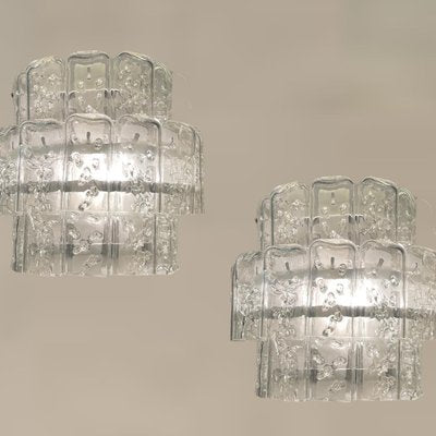 Italian Murano Glass Sconces by Toni Zuccheri, Set of 2-JJC-1347721