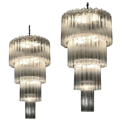 Italian Murano Glass Tronchi Chandeliers, Set of 2-MBH-1032544