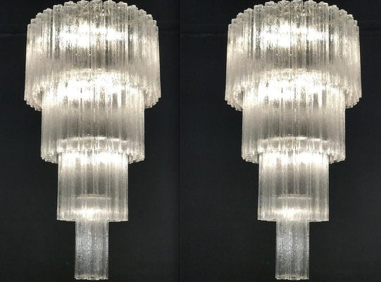 Italian Murano Glass Tronchi Chandeliers, Set of 2-MBH-1031685