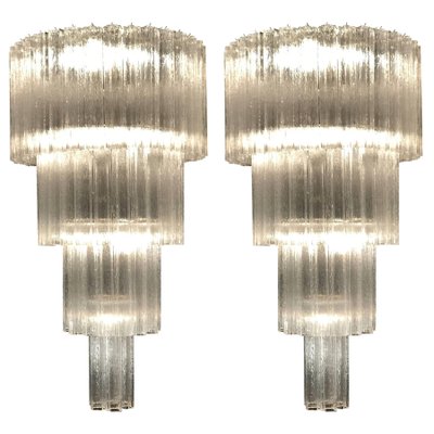 Italian Murano Glass Tronchi Chandeliers, Set of 2-MBH-1032544