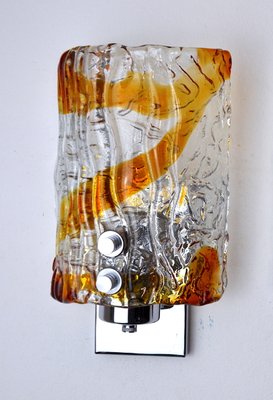 Italian Murano Glass Wall Lights from Mazzega, 1970s-EJE-1170103