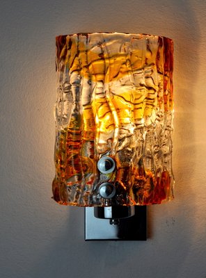 Italian Murano Glass Wall Lights from Mazzega, 1970s-EJE-1170103