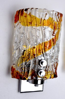 Italian Murano Glass Wall Lights from Mazzega, 1970s-EJE-1170103