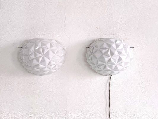 Italian Murano Glass Wall Sconces in Modern Geometric Shape, 1990s, Set of 2-VNE-2042190