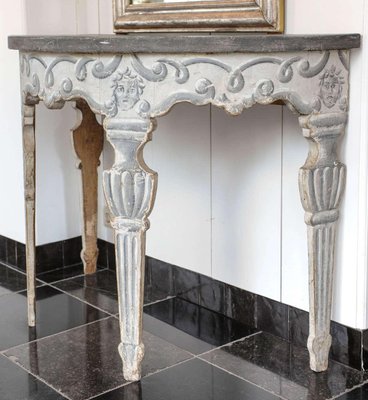 Italian Neoclassical Demilune Console Table, 1800-TDA-1376454