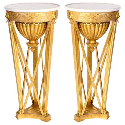 Italian Neoclassical Guéridons or Side Tables, 1830s, Set of 2-MBH-1031932