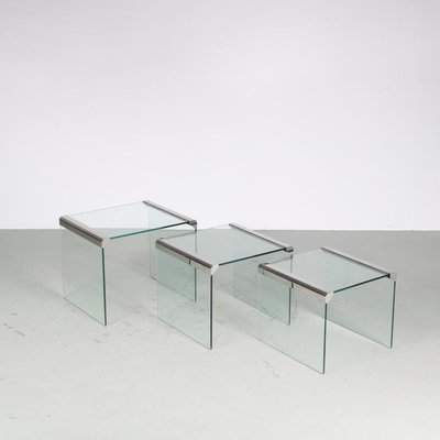 Italian Nesting Tables by Gallotti & Radice, 1970s, Set of 3-DV-1802564