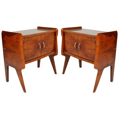 Italian Nightstands by Vittorio Dassi, 1940s, Set of 2-NJV-575140