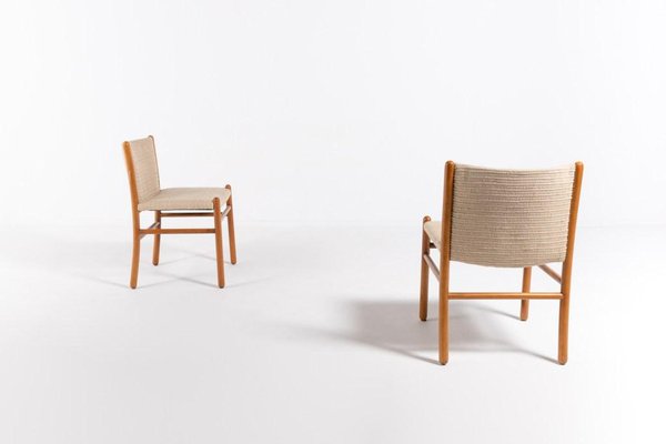 Italian Nuela Chairs by Gianfranco Frattini for Lema SPA, Italy, 1970s, Set of 5-KMC-1349190