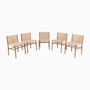 Italian Nuela Chairs by Gianfranco Frattini for Lema SPA, Italy, 1970s, Set of 5-KMC-1349190