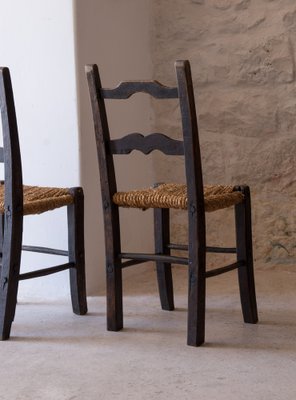 Italian Occasional Stained Chairs, 1800s, Set of 2-PPI-1798275