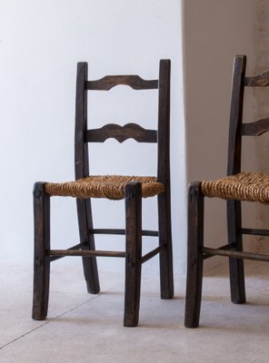 Italian Occasional Stained Chairs, 1800s, Set of 2-PPI-1798275