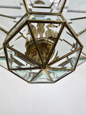 Italian Octagonal Diamond-Shaped Chandelier in Fontana Arte Style-LYQ-1171668