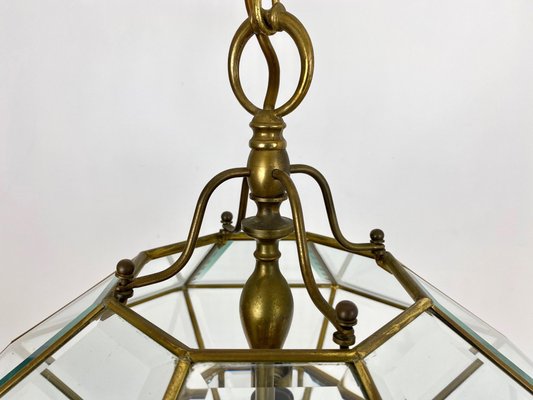 Italian Octagonal Diamond-Shaped Chandelier in Fontana Arte Style-LYQ-1171668