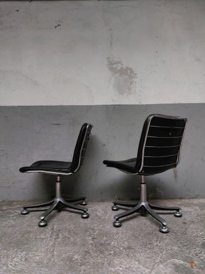 Italian Office Chairs by Gaston Rinaldi, 1970, Set of 2-AIF-1784544