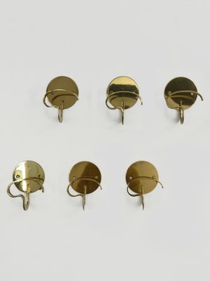 Italian Ogìttone Coat Hanger Set by Luigi Caccia Dominioni for Azucena, 1980s, Set of 6-CC-2041170