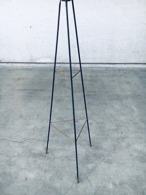 Italian Opaline Tripod Floor Lamp, 1950s-RQV-1709052