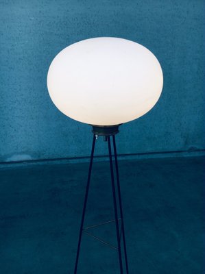 Italian Opaline Tripod Floor Lamp, 1950s-RQV-1709052