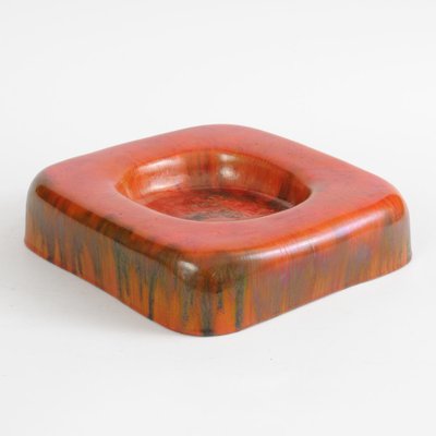 Italian Orange Ceramic Bowl from Centro Ave, 1970s-IXK-541687