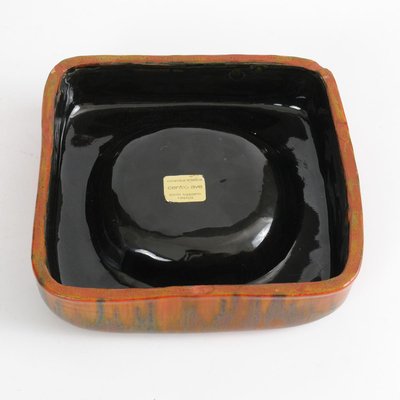 Italian Orange Ceramic Bowl from Centro Ave, 1970s-IXK-541687