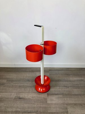 Italian Orange Umbrella Stand in Metal, 1970s-LYQ-1171600