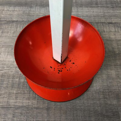 Italian Orange Umbrella Stand in Metal, 1970s-LYQ-1171600