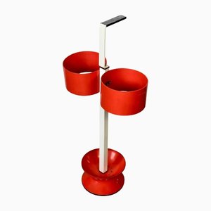 Italian Orange Umbrella Stand in Metal, 1970s-LYQ-1171600