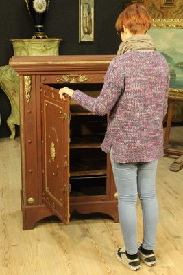 Italian Painted Wood Cabinet, 1950s-RP-1401277