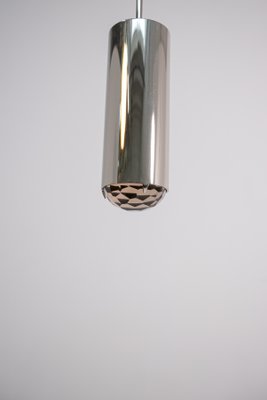 Italian Pendant Lamp in Brass and Pink Art Glass from Ghirò Studio-RCE-1177171