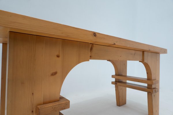 Italian Pine Console, 1960s-FGA-1416609