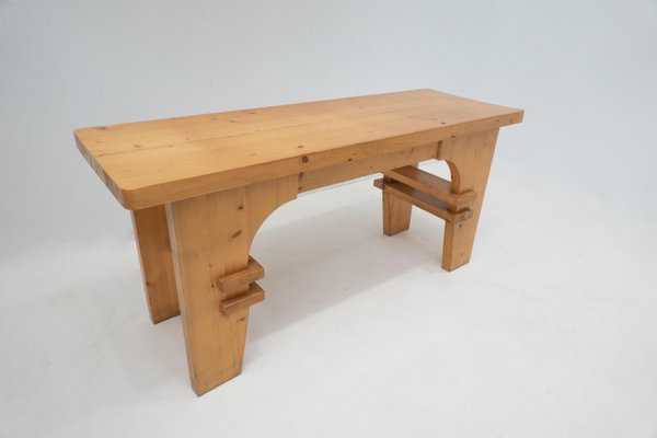 Italian Pine Console, 1960s-FGA-1416609