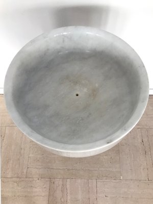 Italian Planter in Carrara Marble by Angelo Mangiarotti for Fratelli Brambilla, 1960s-CC-2027692