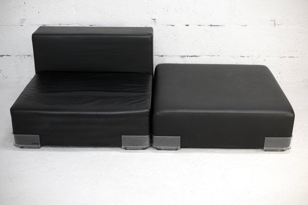 Italian Plastic 2-Seater Modular Sofas by Piero Lissoni for Kartell, 2005, Set of 2-MAO-1393891