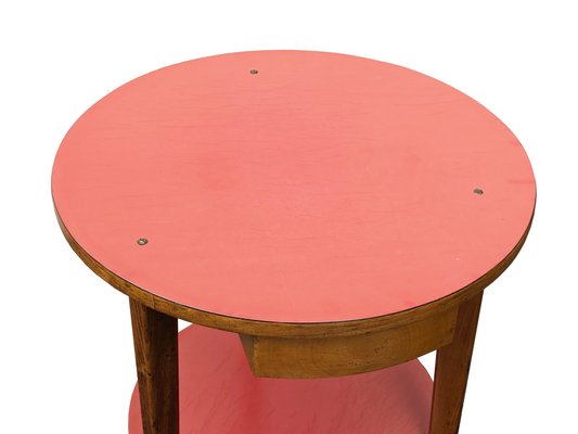 Italian Plastic Laminate and Wood Side Table, 1960s-RD-2034510