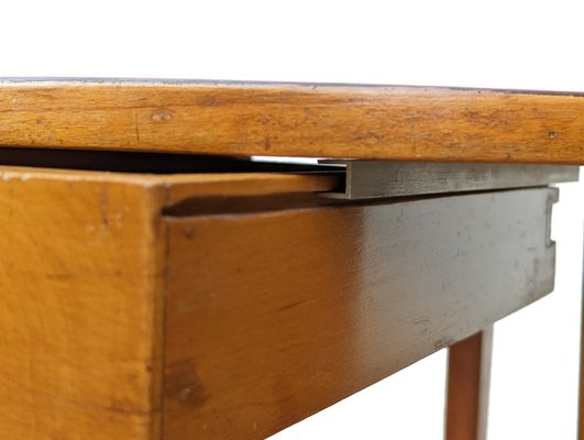 Italian Plastic Laminate and Wood Side Table, 1960s-RD-2034510