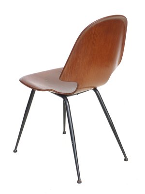 Italian Plywood Dining Chair by Carlo Ratti for Compensati Curvati, 1950s-GKB-562010