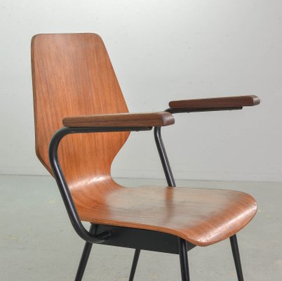 Italian Plywood Side Chairs by Carlo Ratti for Legni Curvati, 1950s, Set of 2-IXC-557431