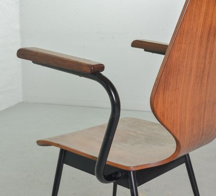 Italian Plywood Side Chairs by Carlo Ratti for Legni Curvati, 1950s, Set of 2-IXC-557431