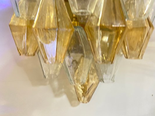 Italian Polygon Sconces in Murano Glass, Set of 2-JJC-1256446