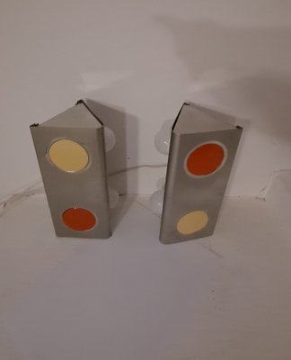 Italian Pop Wall Lights, 1960s / 70s, Set of 2-HIT-1384543