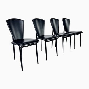 Italian Postmodern Dining Chairs, 1980s, Set of 4-RMX-1779607